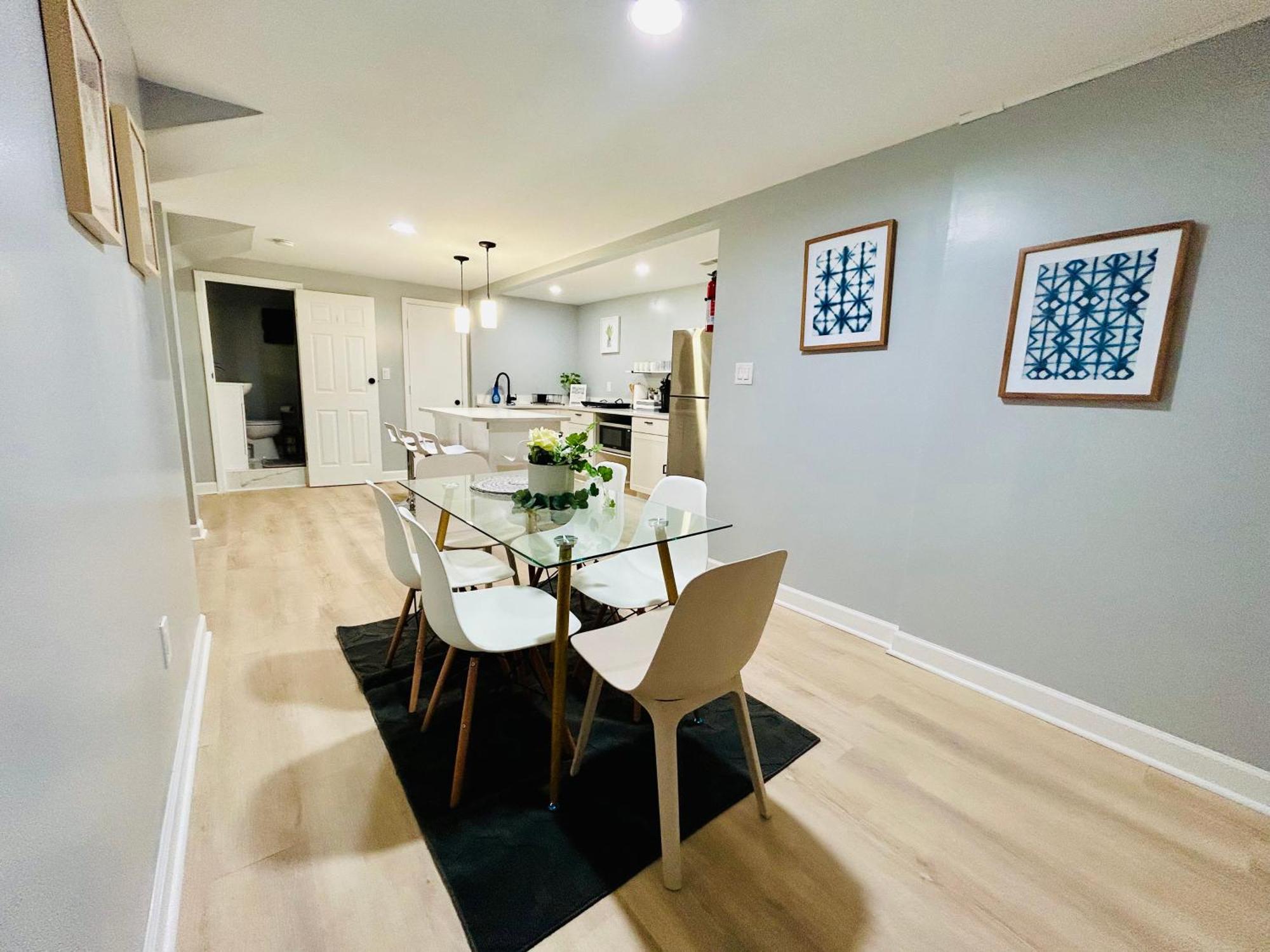 Comfy Lower Lvl Apt With Jetted Tub Near Uptown And Unc Charlotte Exterior foto